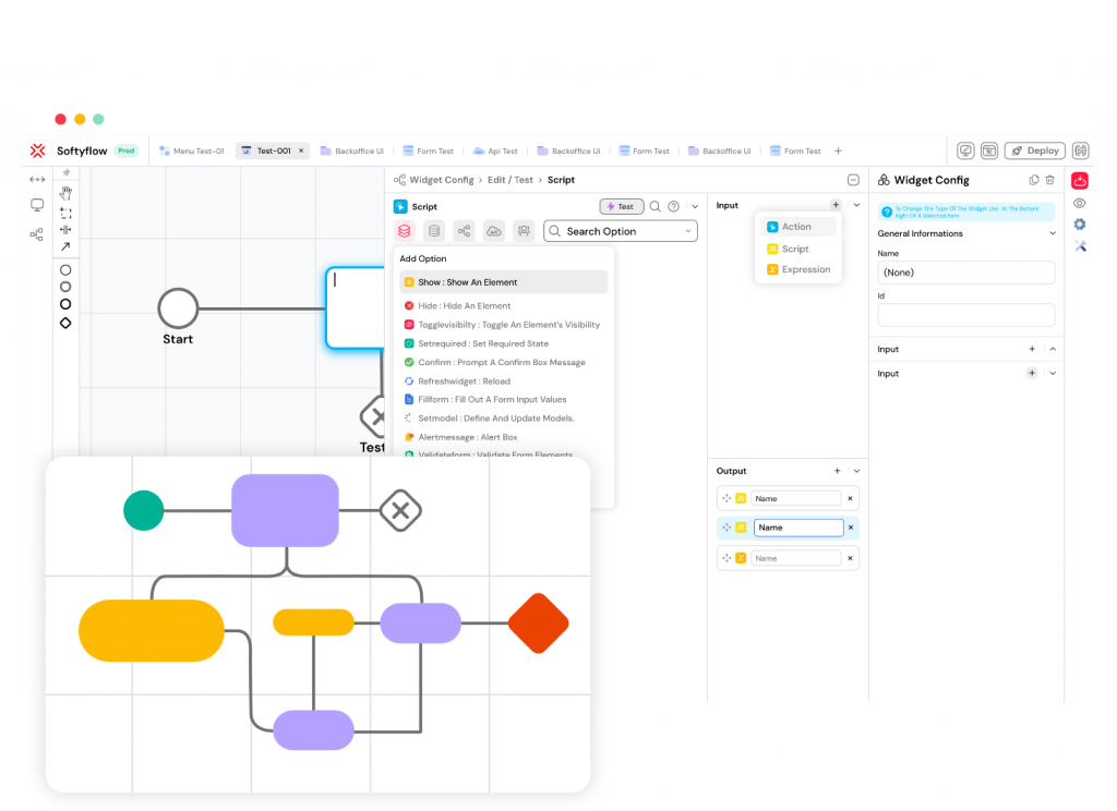 workflow interface softyflow