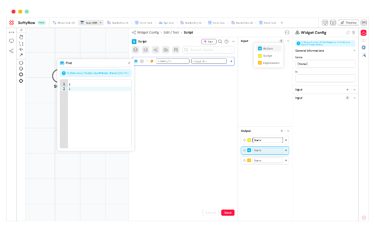 workflow interface