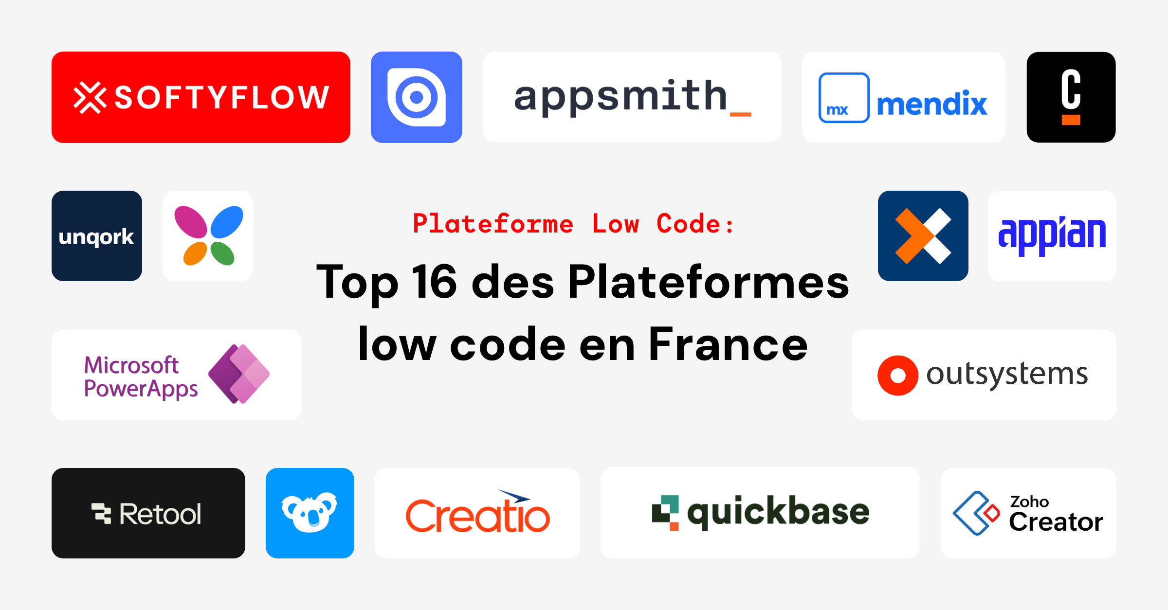 Plateformes low code